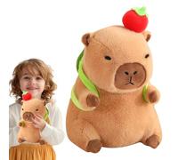 Peluche Di Capibara - Bambola Abbracciabile Carina Con Borsa Tartaruga Inclusa | Bambola Animale Domestico,per Bambini Compleanno Natale Giorno dei Bambini Scaffali Scrivanie Letto Divano Soggiorno