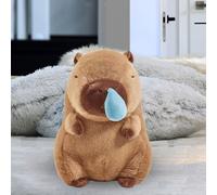Peluche di capibara con ritiro del moccio. Bambola animale giocattolo di