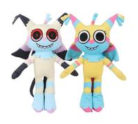 Peluche di Dandy's World, simpatico peluche a forma di gioco horror, morbido cuscino di peluche for ragazzi e ragazze, regalo for gli appassionati di giochi, decorazioni for la casa.(Yellow+Beige)