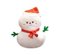 Peluche di Natale per,Giocattoli di peluche di Natale | Figura di festa in peluche da 17,72 pollici | Statuetta di festa in peluche fatta a mano, ornamento di peluche di Natale morbido per la