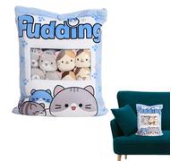 Peluche di peluche, cuscino per snack per gatti, cuscino in peluche | Rimovibile per snack per gatti, decorazioni in peluche per la casa, per soggiorno, camera da letto, appartamento, dormire