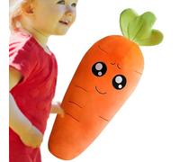 Peluche di - Peluche di carota da 17,71 pollici con faccina carina | Animale di peluche di carota artificiale per per feste di Pasqua per ragazze dei ragazzi, decorativo per sedia da divano