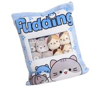 Peluche di peluche, per snack per gatti, Bambole di peluche ripiene con per gatti dei cartoni animati, Decorazioni di per la casa per soggiorno, dormitorio, appartamento, camera da letto, diva