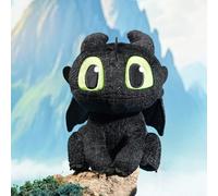 Peluche di Sdentato seduto dal film "Dragon Trainer", decorazione da scrivania creativa, può essere usato come regalo per le vacanze Tagli UnicaPoliestere