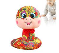 Peluche di serpente farcito, peluche di serpente farcito - 9,8 pollici in piedi bambola Pet peluche - serpente cinese animali farciti in per la primavera Cina