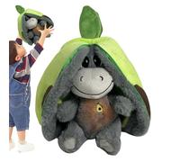 Peluche Di Sonno Antistress - Animale Addormentato Con Luci Musicali | Peluche Respirante Per I Bambini | Asinelli Di Pupazzo Realistici Che Respirano Con Musica E Luci | Realistico Per Bambini