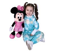 Peluche Disney Minnie Mouse Glitter Rosa 55cm Originale Ragazza Bambina