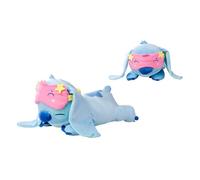 Simba Toys Disney Snuglets Wellbeing Peluche Stitch sdraiato 40 cm - morbido con maschera per dormire e piacevole peso aggiuntivo circa 1500 g - adatto fin dai primi mesi di vita - bel regalo