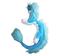 Peluche Drago 60 cm, L'ultimo drago, peluche drago, giocattolo di peluche fatto a mano, regalo di decorazione per la casa, giocattolo di peluche per adulti e bambini (blu)