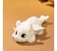 Peluche Dragon Trainer Bianco Nero Giocattolo Regalo