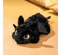 Peluche Dragon Trainer Bianco Nero Giocattolo Regalo