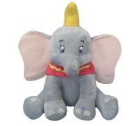 PELUCHE DUMBO DISNEY GIGANTE ELEFANTE SEDUTO CON SUONO H 115 CM - 71170D