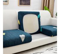 Peluche Elastico Copridivani Antipiega Tutte Le Stagioni Trapuntato | Miglioramenti per l'Arredamento della Casa Decorativo Anti scivolo Copridivano Completo(D,Large Triple Seat Cover)