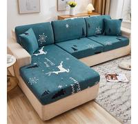 Peluche Elastico Copridivani Antipiega Tutte Le Stagioni Trapuntato | Miglioramenti per l'Arredamento della Casa Decorativo Anti scivolo Copridivano Completo(O,Large Triple Seat Cover)