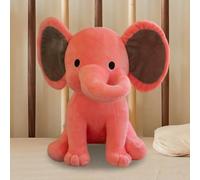 Peluche Elefante, Peluche Elefante da 10 pollici con orecchie carine, Giocattolo della buonanotte per l'arredamento della camera da letto dei bambini, Feste di compleanno a tema animali, Uso en casa