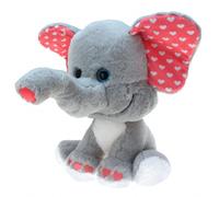 Peluche Elefantino 46 cm con cuori
