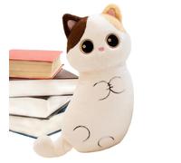 Peluche - Elemento decorativo morbido e realistico, peluche gatto realistico, per la casa appartamento soggiorno scrivania camera da per ragazze ragazzi donne uomini