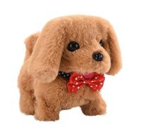 Peluche elettronico per cani: animale interattivo intelligente, funzione di risposta tattile, divertente imitazione vocale | Esperienza di movimento, adorabile figura complementare per actividade