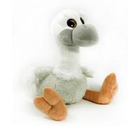 Peluche Emu seduto grigio e bianco da 25 cm