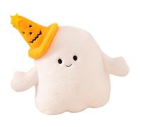 Peluche fantasma, cuscino fantasma. Fantasma di Halloween con Cappello di Zucca/Giocattolo di Peluche Corno del Diavolo | Animale di Peluche Divertenti Decorazioni per la Casa Carine per