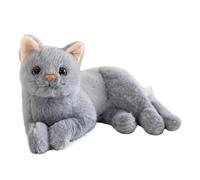 Peluche Gatto Cuscino Decorativo Morbido Gatto Realistico 30 Centimetri