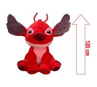 PELUCHE GIGANTE LEROY CON SUONO DISNEY STITCH ROSSO PUPAZZO CM. 120 - 260004733