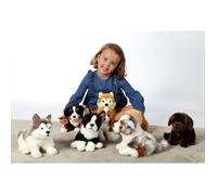 GIPSY TOYS - Cane seduto 25 cm Pastore australiano - Peluche per bambini - Disponibile in 8 diversi modelli - 071523