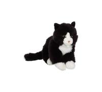Peluche - Gipsy Toys - Chat mimiz - 28cm - Noir/Blanc