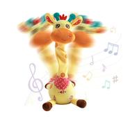 Peluche Giraffa Danzante, Giraffa Musicale Che Ripete Ciò Che Dici, Imitazione E Registrazione Vocale Interattiva, Danza Energica E Contorta, Con Volume Regolabile, Luci LED