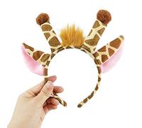 Peluche Giraffe Fascia Cartoon Copricapo Giraffe Orecchio Capelli Cerchio Copricapo Ragazza Dolce Peluche HairBand Bambini Die Cut Macchina Bundle