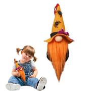 Peluche gnomi di Halloween: figure di gnomi di pipistrelli, giocattoli di peluche di pipistrelli, decorazioni per bambole senza volto, giocattoli di peluche a tema di Halloween, decorazione f