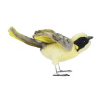 Peluche Hansa con elmetto mangiatore di miele da 10 cm, realistico, tenero e car