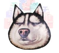 peluche Husky - imbottito per cane, per la testa con uso decorativo, morbido e confortevole, accessorio per la casa, ufficio, appartamento, hotel, dormitorio universitario