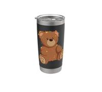 Peluche I Cute Teddy Bear Bicchiere termico in acciaio inox doppia parete