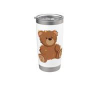 Peluche I Cute Teddy Bear Bicchiere termico in acciaio inox doppia parete