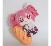 Peluche Kasane Teto, simpatico cuscino imbottito con personaggio anime, morbido peluche virtuale a forma di personaggio musicale, ideale for decorare la casa, regali for adulti, ragazze e ragazzi.(F)