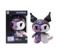 Peluche kuromi yume graffiti 18 cm - collezione dznr sanrio