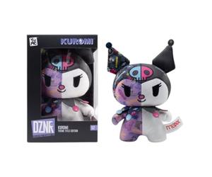 Peluche kuromi yume graffiti 18 cm - collezione dznr sanrio