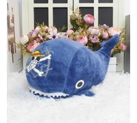Peluche Laboon One Piece 30cm Balena Rubber Morbida Anime Bambola Cotone Anime