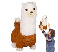 Peluche Lama | Cuscino Elettrico Carino Di Alpaca Con Suoni - Peluche Bambina Per Camera Dei Piccoli, Compagno Di Nanna E Viaggi In Auto