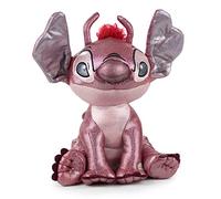 Peluche Leroy Glitter Ball con Suoni - Lilo e Stitch - Colore Rosso - Altezza 28 cm