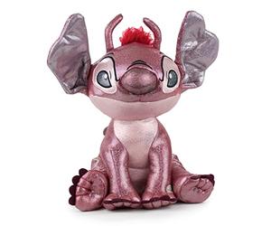 Peluche Leroy Glitter Ball con Suoni - Lilo e Stitch - Colore Rosso - Altezza 28 cm