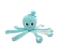 Les Déglingos Les PTIPOTOS by Peluche Maman Bebe - Tout Douce - Regalo Nascita - FILOU LA POLVERE Mamma & Bebe Blu Aqua - 45 cm