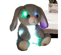 Peluche luce notturna - 24,9 cm coniglio grande come pezzo da collezione e giocattolo morbido - coniglio peluche - per le ragazze e la cameretta dei bambini in viaggio a casa, il soggiorno