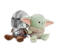 Peluche magnetico Hallmark Better Together Star Wars The Mandalorian (Mando e Grogu) da 5"""" - Regali per bambini e fan