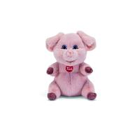 Trudi Maiale Zack Peluche regalo, maialino portafortuna | 15x21x15 cm taglia S | Classici Fattoria | modello 28394