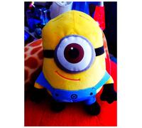 peluche Minion STUART SORRIDENTE 3D Cattivissimo Me 2 ALTO 16 CM X LARGO 14 CM