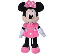 Simba - disney peluche minnie, cm 35, con abito fucsia, + 0 mesi
