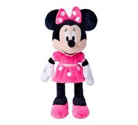 Simba - disney peluche minnie, cm 35, con abito fucsia, + 0 mesi