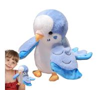 Peluche morbido e confortevole pappagallo | Uccello pappagallo peluche | Uccello peluche ripetitivo pappagallo | Giocattolo Interattivo Di Ruolo in Peluche Per Raccontare Storie, Insegnare Il Teatro